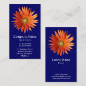 African Daisy - Tiefe Marine Visitenkarte (Vorne/Hinten)