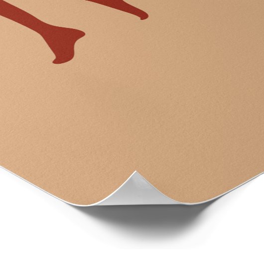 African Dancers Poster (Ecke)