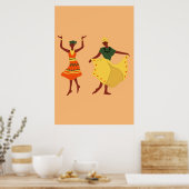 African Dancers Poster (Küche)