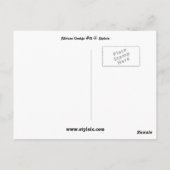 African Design #12 @ Stylnic Postkarte (Rückseite)