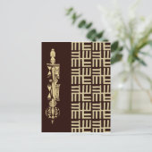 African Design #1 @ Stylnic Postkarte (Stehend Vorderseite)