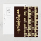 African Design #1 @ Stylnic Postkarte (Vorne/Hinten)
