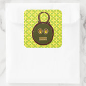African Design #5 @ Stylnic Quadratischer Aufkleber (Tasche)