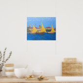 African Dhow in Sansibar Poster (Küche)