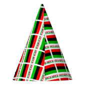 African Diaspora oder American Flag Tiles Personal Partyhütchen (Rückseite)