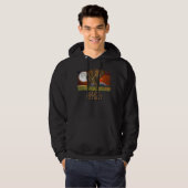 African Elephant & Savannah Moon Art Design Hoodie (Vorne ganz)