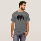 African Elephant Silhouette T-Shirt (Vorne ganz)