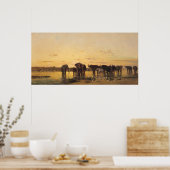African Elephants Poster (Küche)