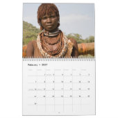 African Faces Wall Calendar Kalender (Feb 2027)