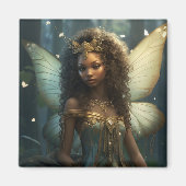 African Fairy Green & Bronze Magnet (Vorne)