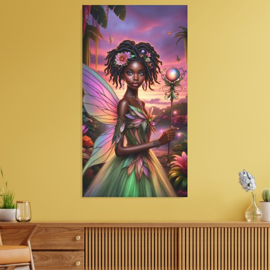 African Fairy Leinwanddruck (Insitu (Wohnzimmer))