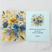 African Fairy Vielen Dank, dass Sie die Aquamarine Karte (Innenseite)