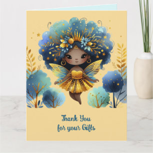 African Fairy Vielen Dank, dass Sie die Aquamarine Karte