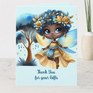 African Fairy Vielen Dank, dass Sie die Aquamarine Karte