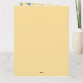 African Fairy Vielen Dank, dass Sie die Aquamarine Karte (Rückseite)