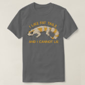 African Fat Tail Gecko  T-Shirt (Design vorne)