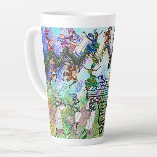 African Feast: Rhythms of Afrika Milchtasse (Linke Ecke)