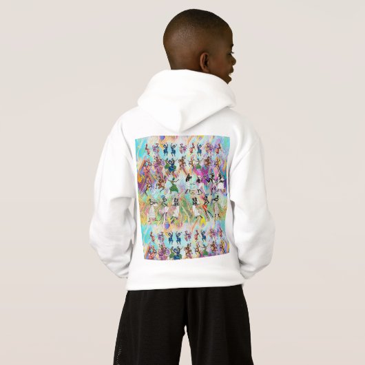 African Feast: Rhythms of Unity Hoodie (Schwarz voll)