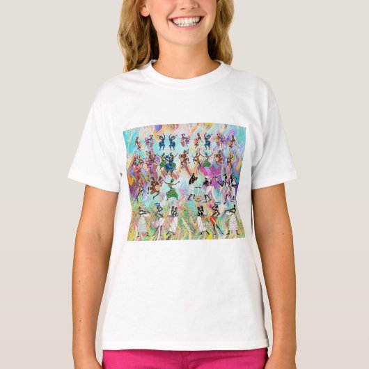 African Feast: Rhythms of Unity T-Shirt (Vorderseite)