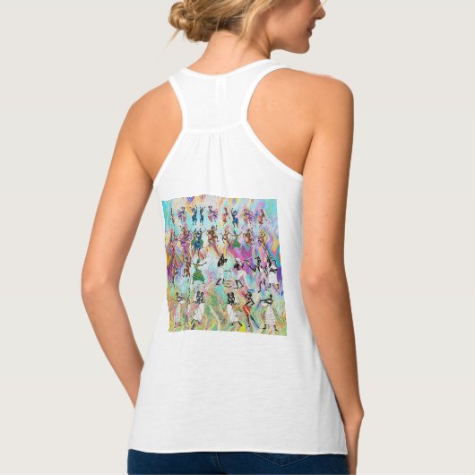 African Feast: Rhythms of Unity Tank Top (Rückseite)
