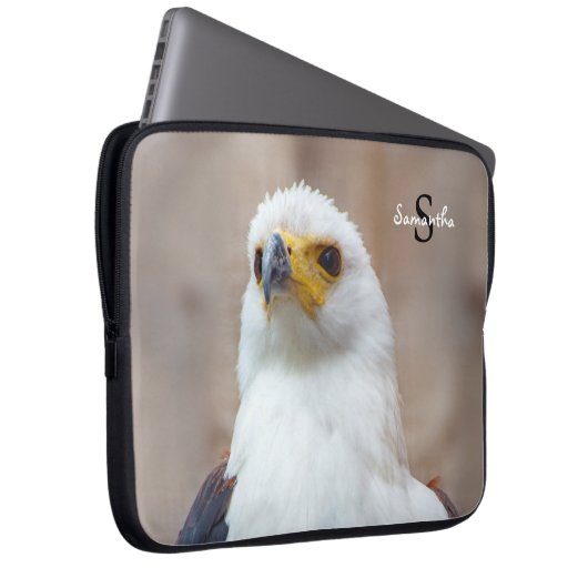 African Fish Eagle Neopren Laptop Ärmel 15" Laptopschutzhülle (Vorne Rechts)