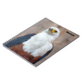 African Fish Eagle Spiral Notebook Notizblock (Linke Seite)