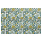 African Floral Blue Green Stoff (Fat Quarter (45,7 x 55,9 cm))