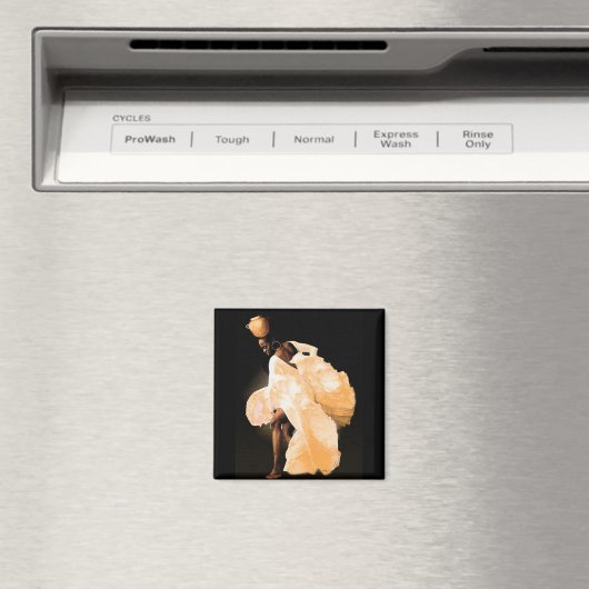 African Folk Dance Magnet (In Situ (Geschirrspüler))