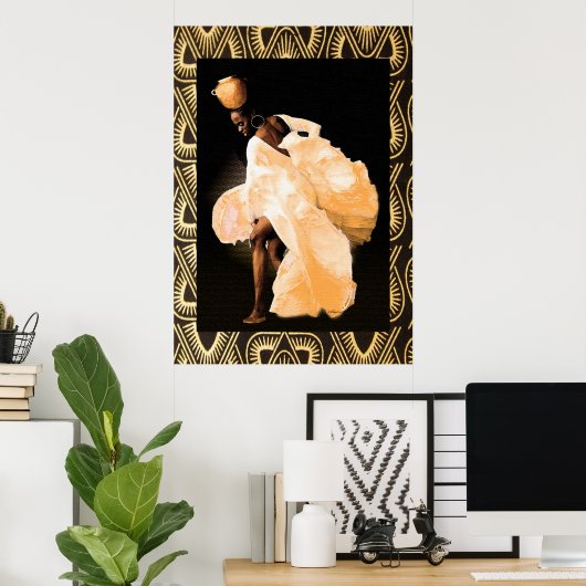 African Folk Dance Poster (Heimbüro)
