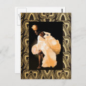 African Folk Dance Postkarte (Vorne/Hinten)
