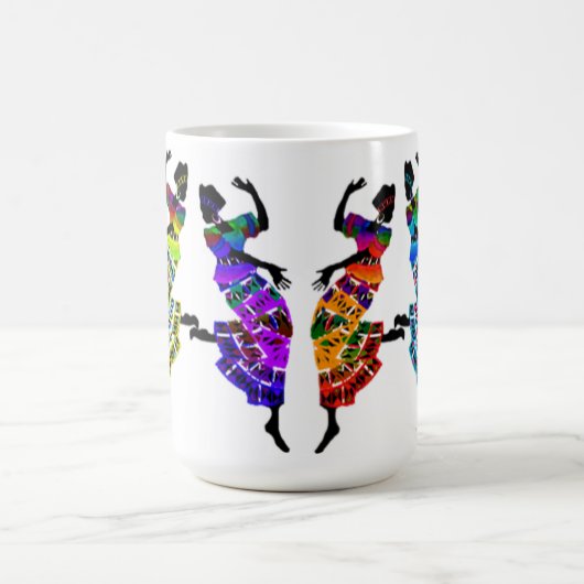 African Foot Dance Kaffeetasse (Mittel)