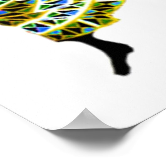 African Foot Dance Poster (Ecke)