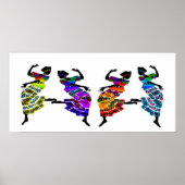 African Foot Dance Poster (Vorne)