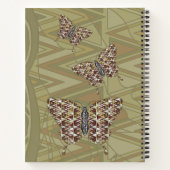 African Frack Spiral Notebook Notizbuch (Rückseite)