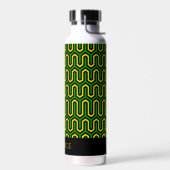 African Geometric Print Jamaican Pattern Trinkflasche (Links)