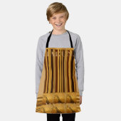 African Giraffe Print Schürze (Getragen)