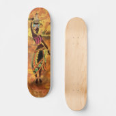 African Girl and Giraffe - Friends - Art Zeichn - Skateboard (Vorderseite)