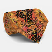 African Girl and Giraffe - Friends - Kunst Zeichne Krawatte (Gerollt)