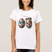 African Girl Face Masks Thunder_Cove T-Shirt (Vorderseite)