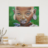 African Girl Poster (Küche)