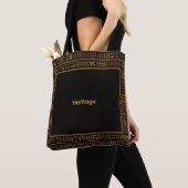 African Gold Kente Pattern Tote Bag Tasche (Von Nahem)