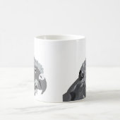 African Gray Parrot Bird Lover Kaffeetasse (Mittel)