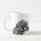 African Gray Parrot Bird Lover Kaffeetasse (Links)