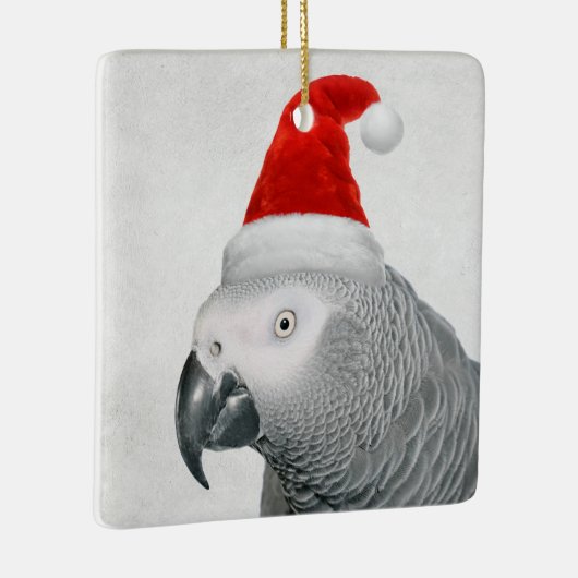 African Gray Parrot Christmas Ornament (Rechts)