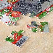 African Gray Parrot Christmas Puzzle (Seite)