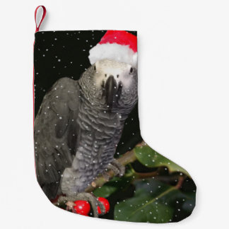 African Gray Parrot Holiday Strumpf Kleiner Weihnachtsstrumpf