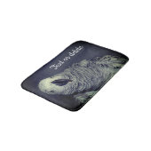 African Gray Parrot Niedlich Bird Personalisiert Badematte (Schrägansicht)