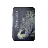 African Gray Parrot Niedlich Bird Personalisiert Badematte (Vorderseite Vertikal)