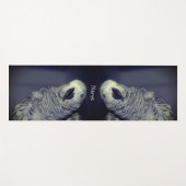 African Gray Parrot Niedlich Bird Personalisiert Yogamatte (Vorderseite (Horizontal))