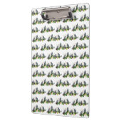 African Gray Parrot Party Clipboard Klemmbrett (Links)